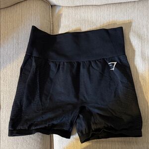 GYMSHARK Black Women's Athletic Shorts